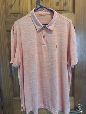 Izod Golf Men's Heathered Coral Polo Shirt